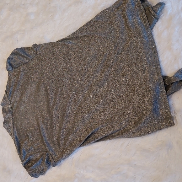 HEART & Soul sparkle short sleeved top size juniors Large - Picture 5 of 5